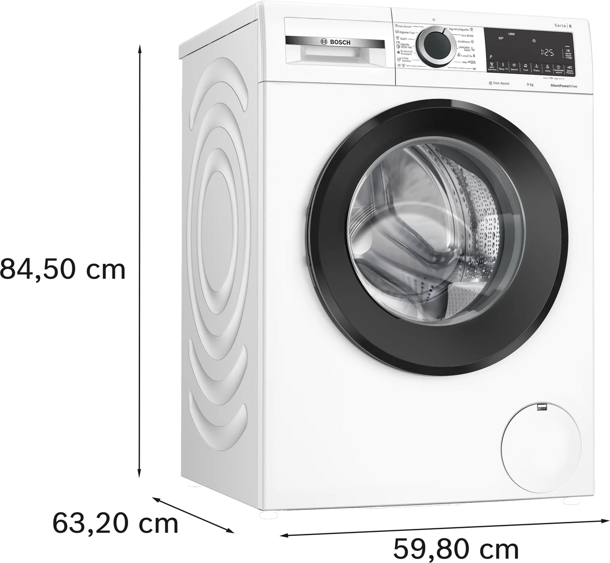 Bosch Serie A 9 kg – Frontlader-Waschmaschine mit Energieeffizienzklasse A