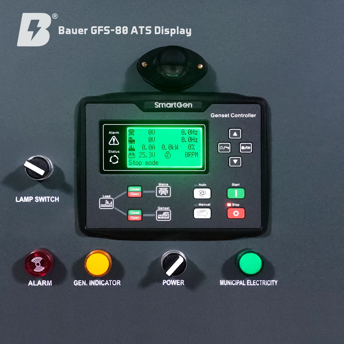 Bauer GFS-80 ATS, 80 kW/100 kVA Notstromgenerator / Notstromaggregat