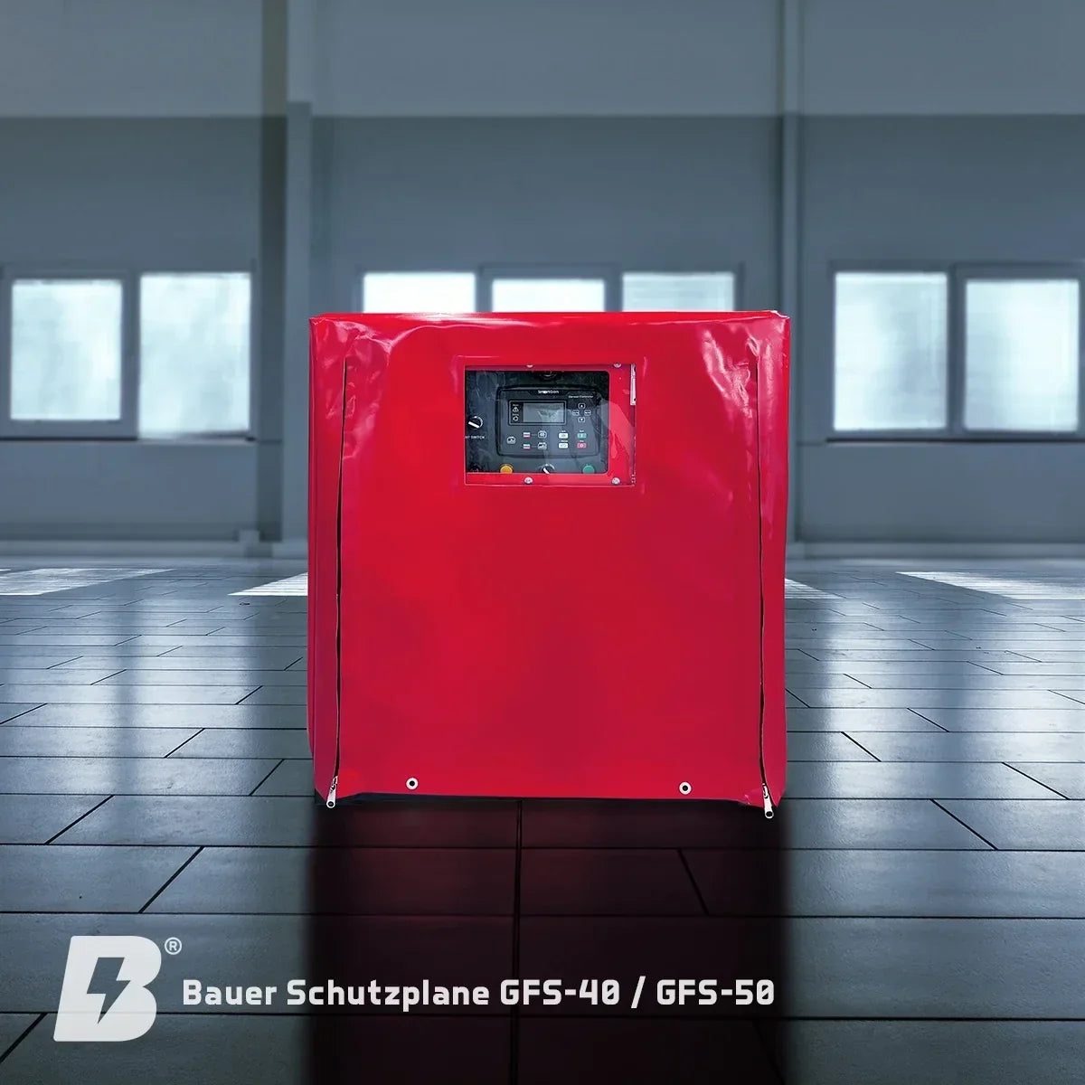 Abdeckplane Schutzhaube Bauer Generatoren GFS-40 - GFS-50