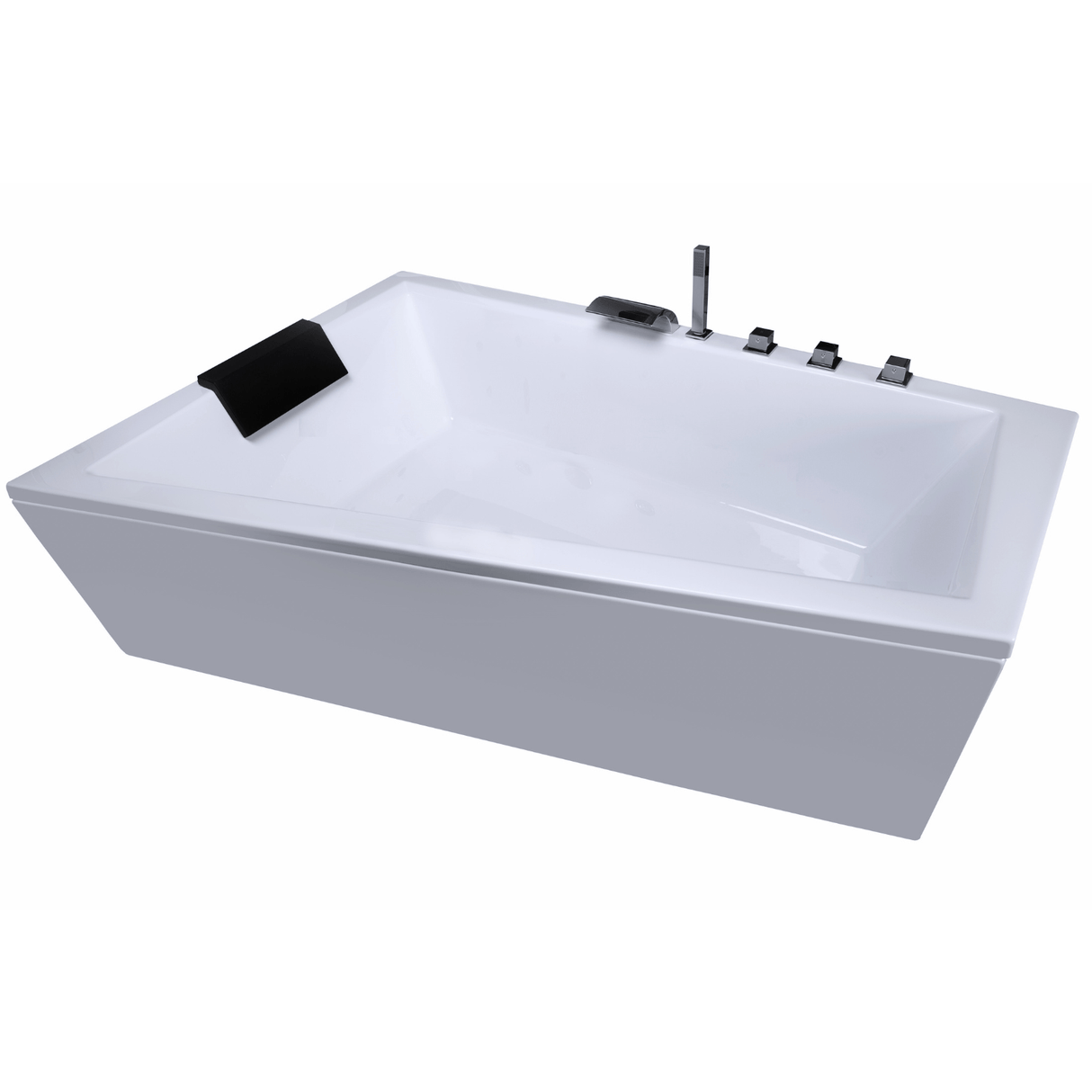 Diagool Badewanne für 2 Personen - LED Ambiente, Wasserfall und Kopfstützen