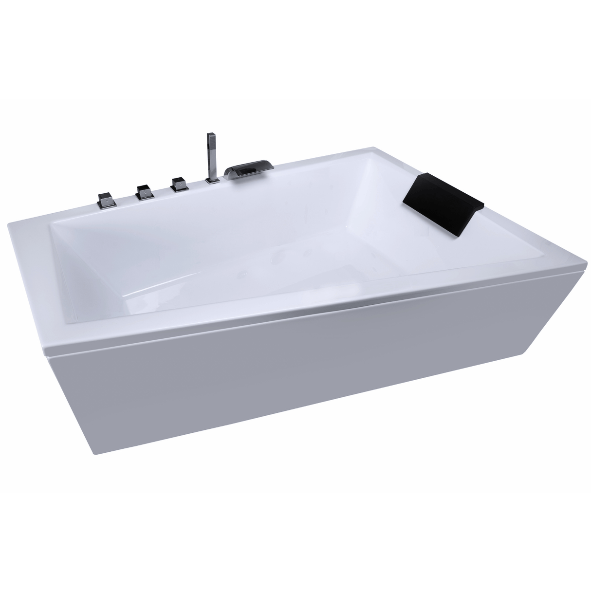 Diagool Badewanne für 2 Personen - LED Ambiente, Wasserfall und Kopfstützen