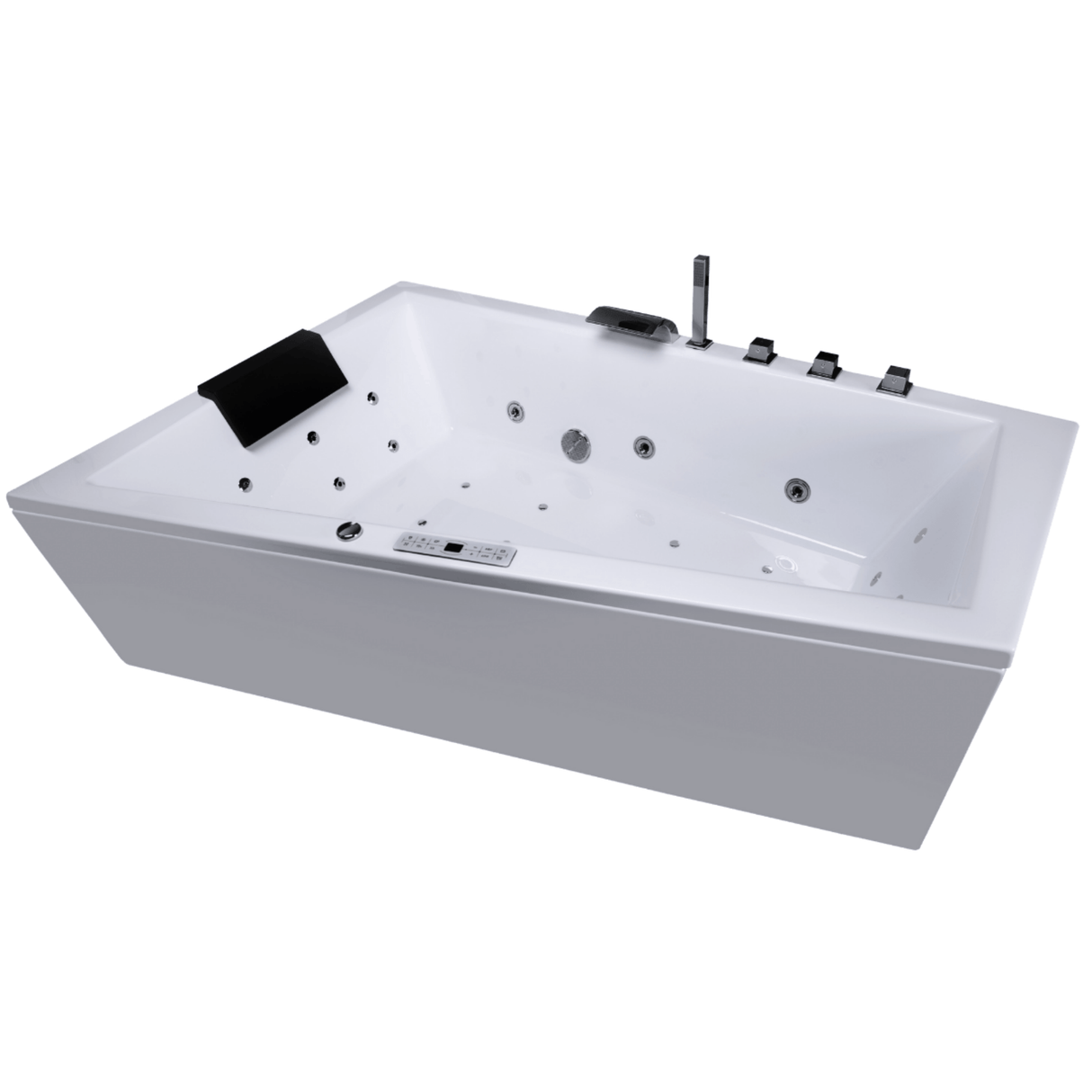 Diagool Indoor Whirlpool Badewanne – 29 Massagedüsen, LED, Ozon & Heizung
