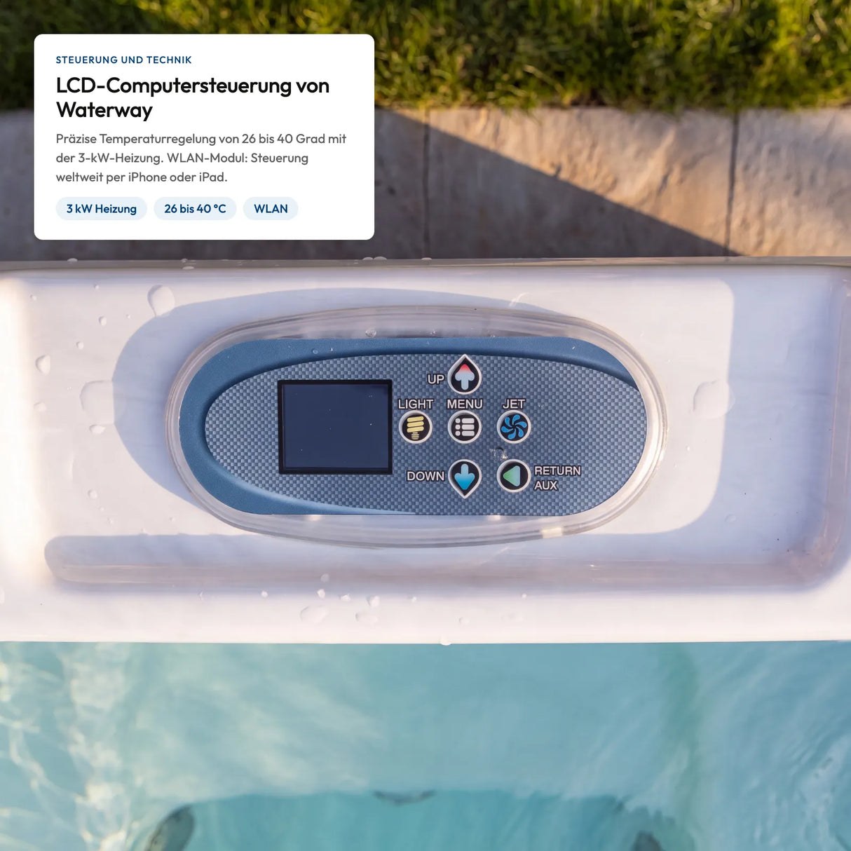 Splash Outdoor Whirlpool für 5 Personen