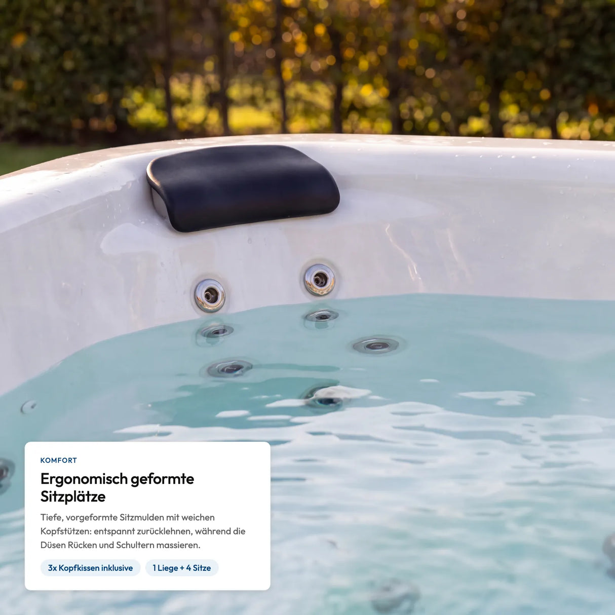 Splash Outdoor Whirlpool für 5 Personen