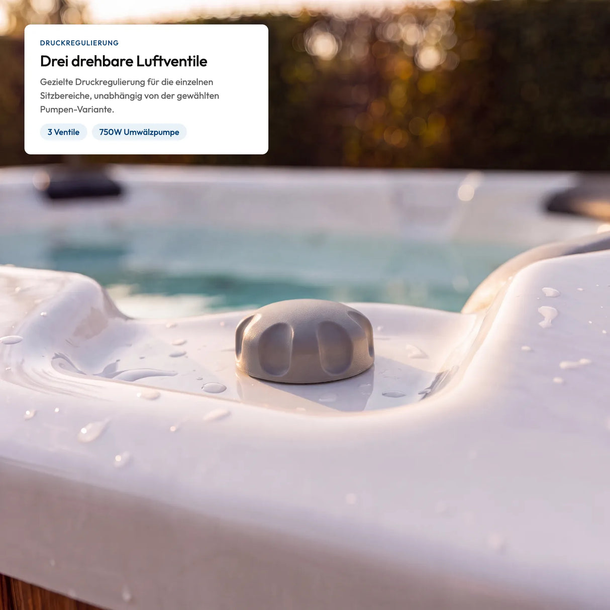 Splash Outdoor Whirlpool für 5 Personen