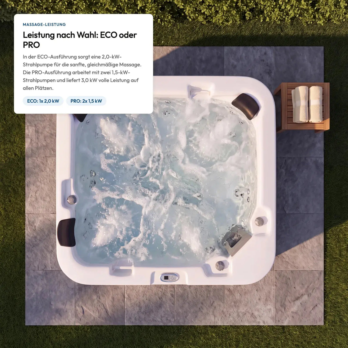 Splash Outdoor Whirlpool für 5 Personen