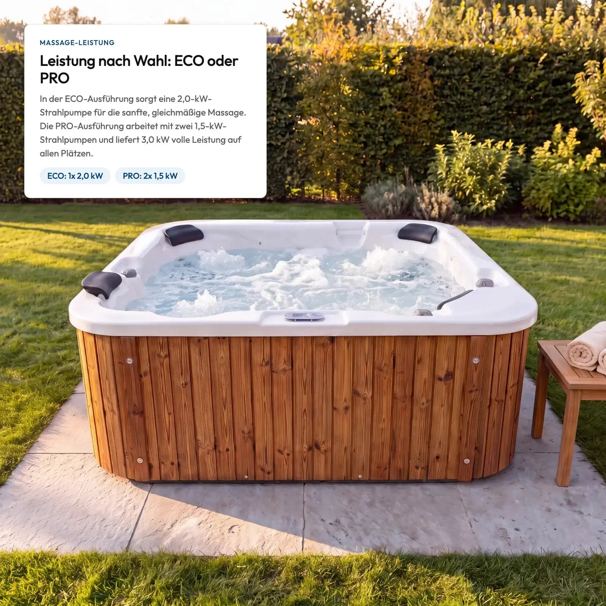 Splash Outdoor Whirlpool für 5 Personen