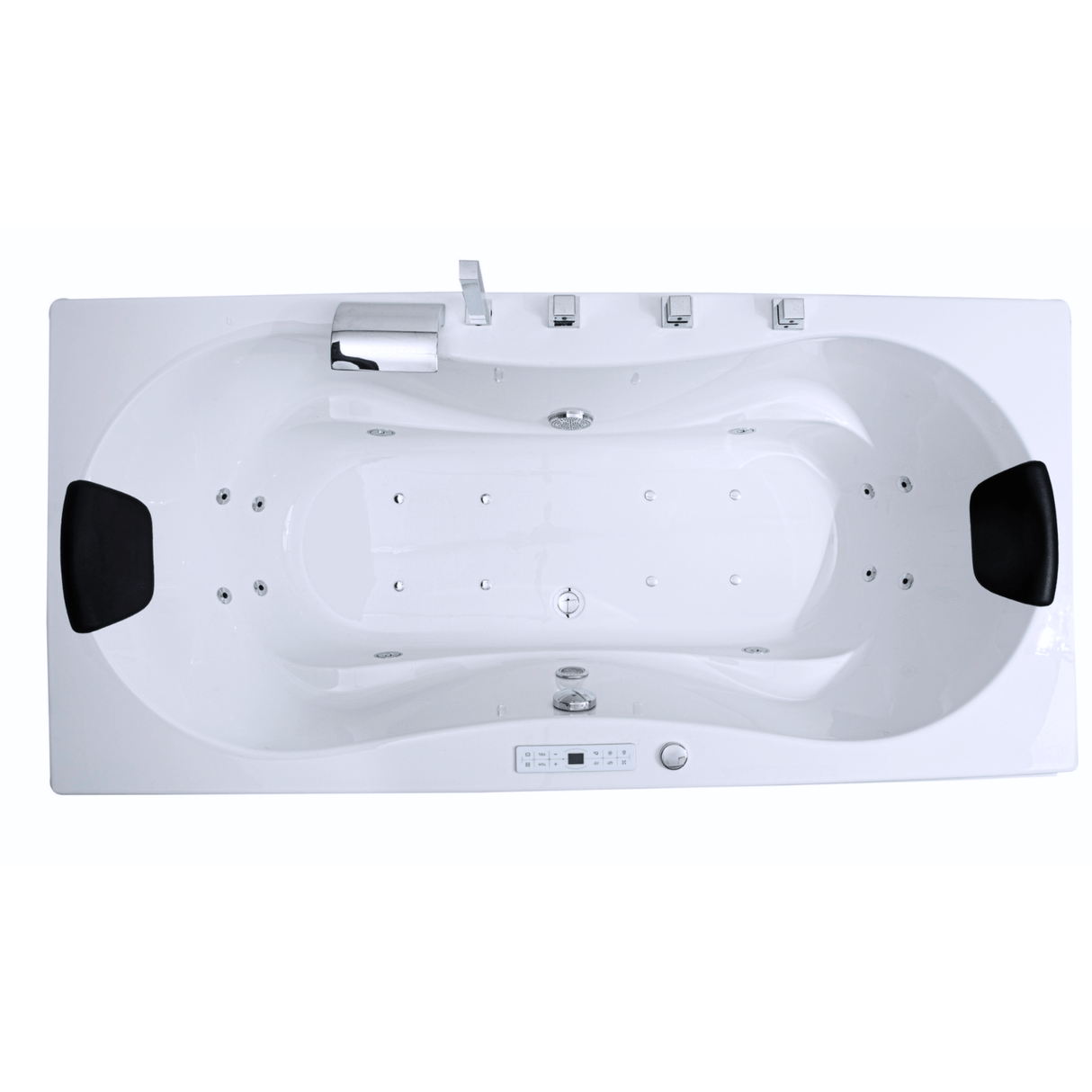 Trento Indoor Whirlpool Badewanne – 20 Massagedüsen, LED, Ozon & Heizung
