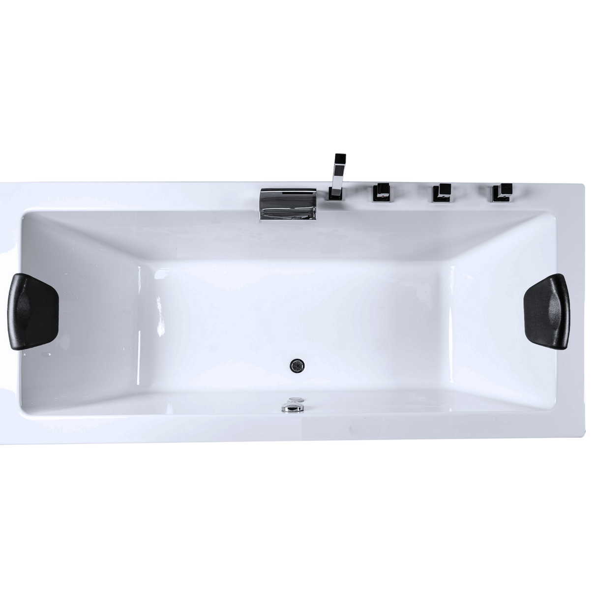 X-Tube Badewanne für 2 Personen - LED Ambiente, Wasserfall und Kopfstützen