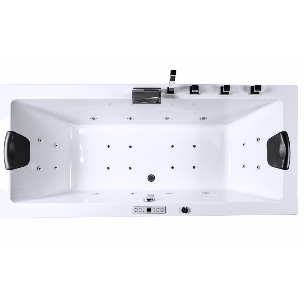 X-Tube Indoor Whirlpool Badewanne – 24 Massagedüsen, LED, Ozon & Heizung