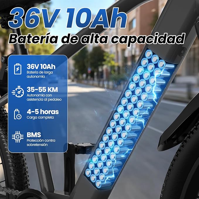 Aairsk GT300 – 26" E-Bike mit 250-W-Motor