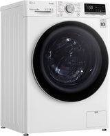 LG F4WV509S1E 9 kg AI DD™ – Intelligente Inverter-Waschmaschine mit Hygienedampffunktion, WiFi und TurboWash™