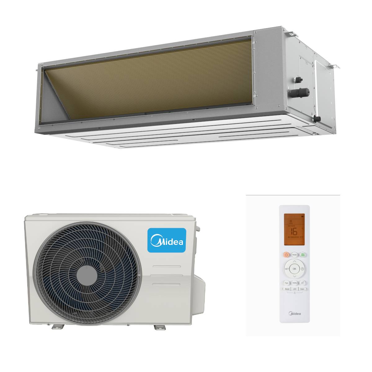 MIDEA Klimaanlage Kanalgeräte Set MTJ-24HWFNX | 7 kW