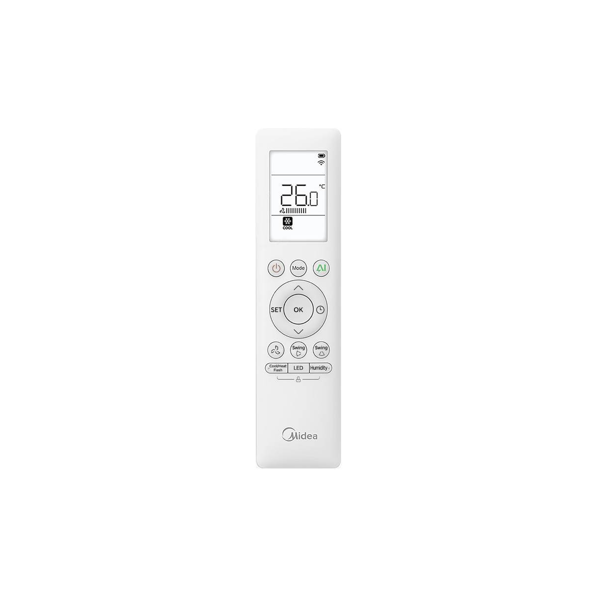 MIDEA Solstice 18 Duo Split Klimaanlagen Set Weiß
