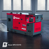 Bauer GFS-12 ATS, 12 kW/15 kVA Notstromgenerator / Notstromaggregat