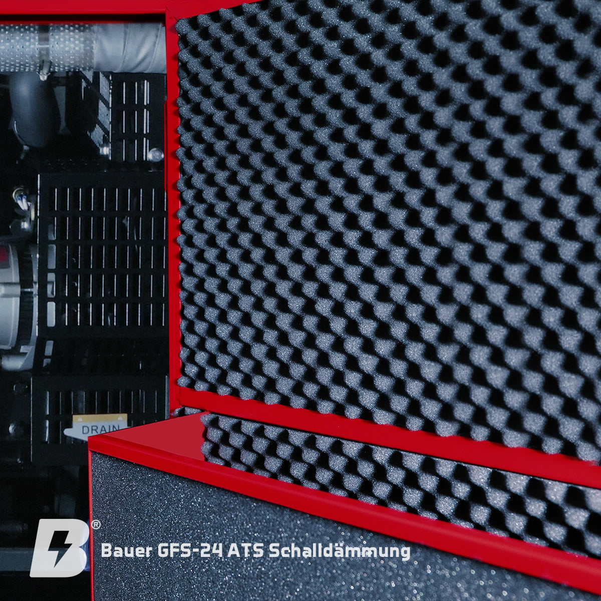 Bauer GFS-24 ATS, 24 kW/ 30 kVA Notstromgenerator / Notstromaggregat, Diesel
