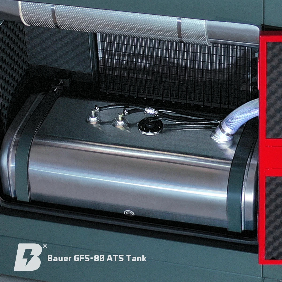Bauer GFS-80 ATS, 80 kW/100 kVA Notstromgenerator / Notstromaggregat