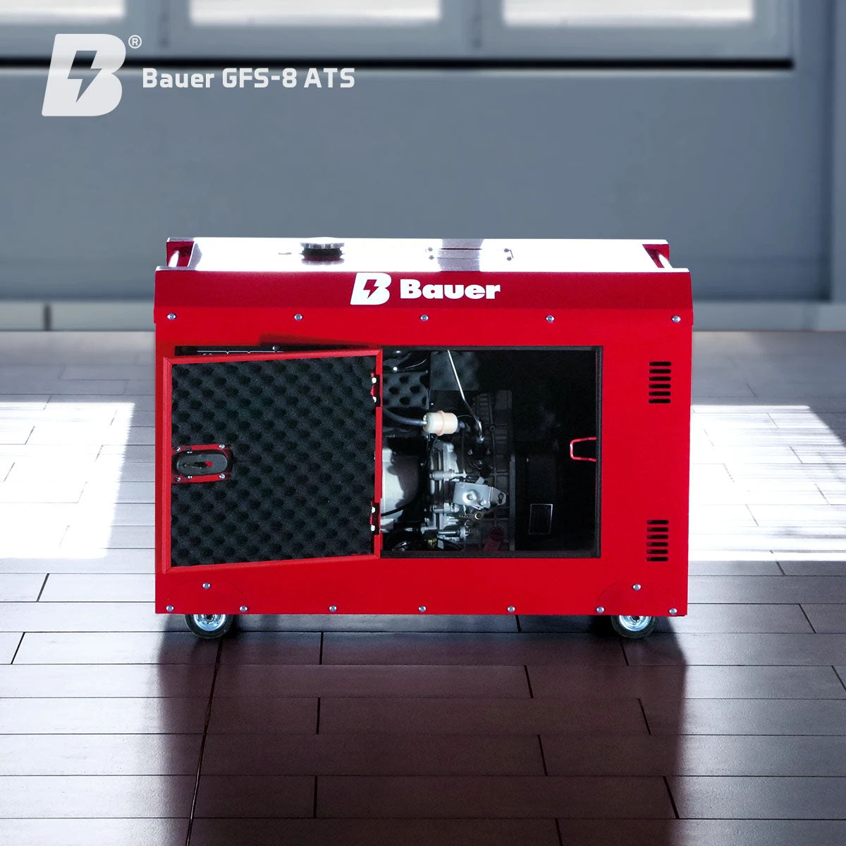 Bauer GFS-8, ATS, 230/400 Volt, Notstromgenerator / Notstromaggregat, Diesel