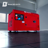 Bauer GFS-8, ATS, 230/400 Volt, Notstromgenerator / Notstromaggregat, Diesel
