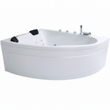 Delta-XL Indoor Whirlpool Badewanne – 25 Massagedüsen, LED, Ozon & Heizung