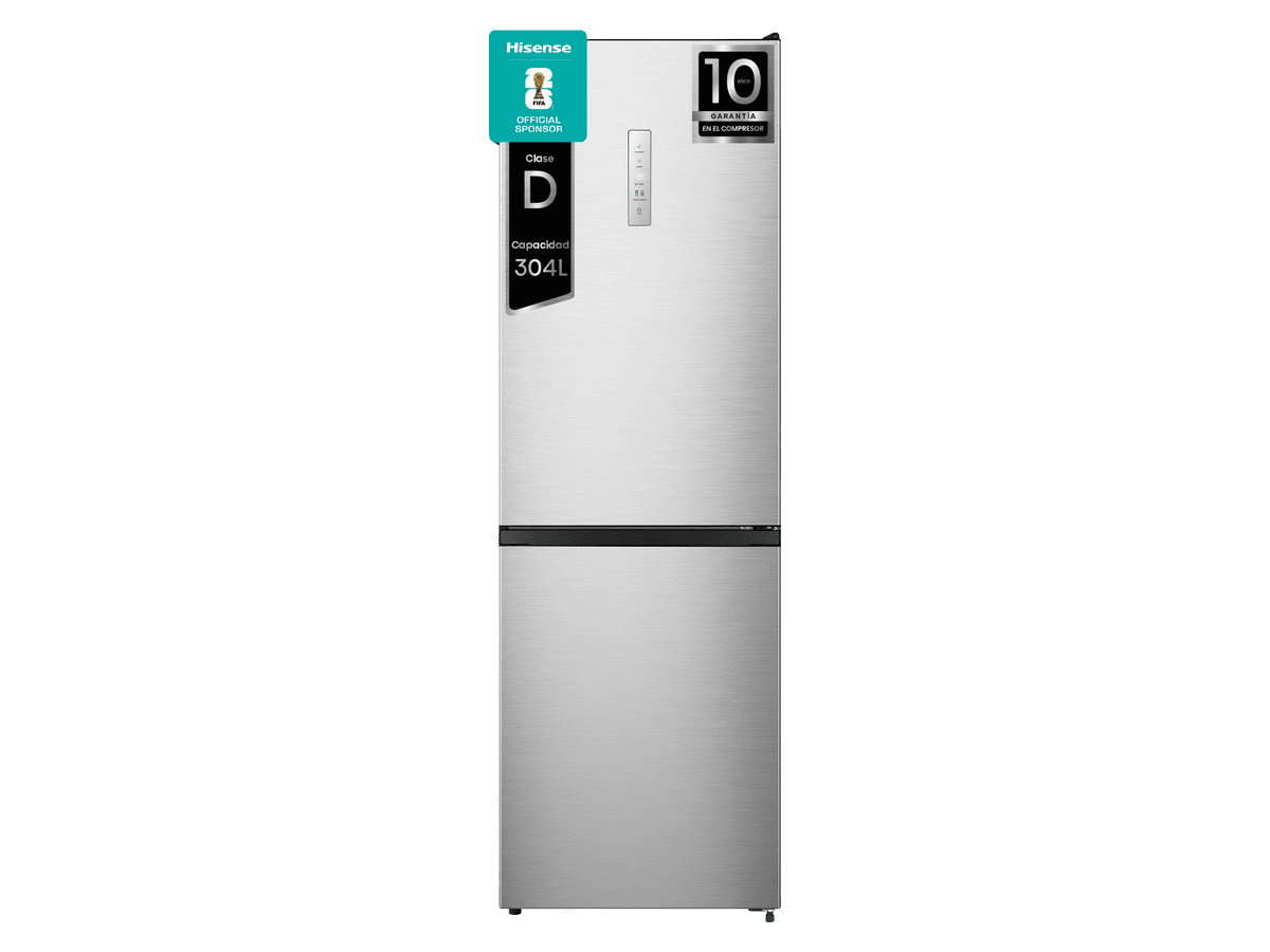 Hisense – No-Frost-Kühl-Gefrierkombination mit 304 Litern und Inverter-Technologie