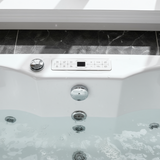 Miami Indoor Whirlpool Badewanne – 29 Massagedüsen, LED, Ozon & Heizung