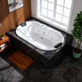 Miami Indoor Whirlpool Badewanne – 29 Massagedüsen, LED, Ozon & Heizung