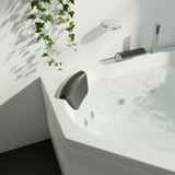 Samoa Indoor Eck-Whirlpool Badewanne – 24 Massagedüsen, LED, Ozon & Heizung