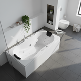 Trento Indoor Whirlpool Badewanne – 20 Massagedüsen, LED, Ozon & Heizung