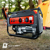 Bauer G-3000-1 | 3000 Watt / 3 kW | Kompakter Generator | Stromerzeuger I Notstromgenerator