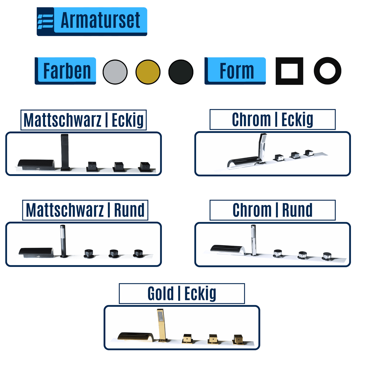 Diagool Badewanne für 2 Personen - LED Ambiente, Wasserfall und Kopfstützen
