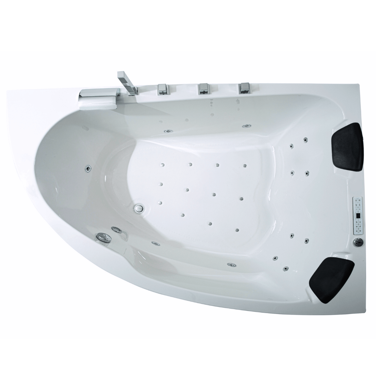 Delta-XL Indoor Whirlpool Badewanne – 25 Massagedüsen, LED, Ozon & Heizung