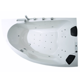 Delta-XL Indoor Whirlpool Badewanne – 25 Massagedüsen, LED, Ozon & Heizung