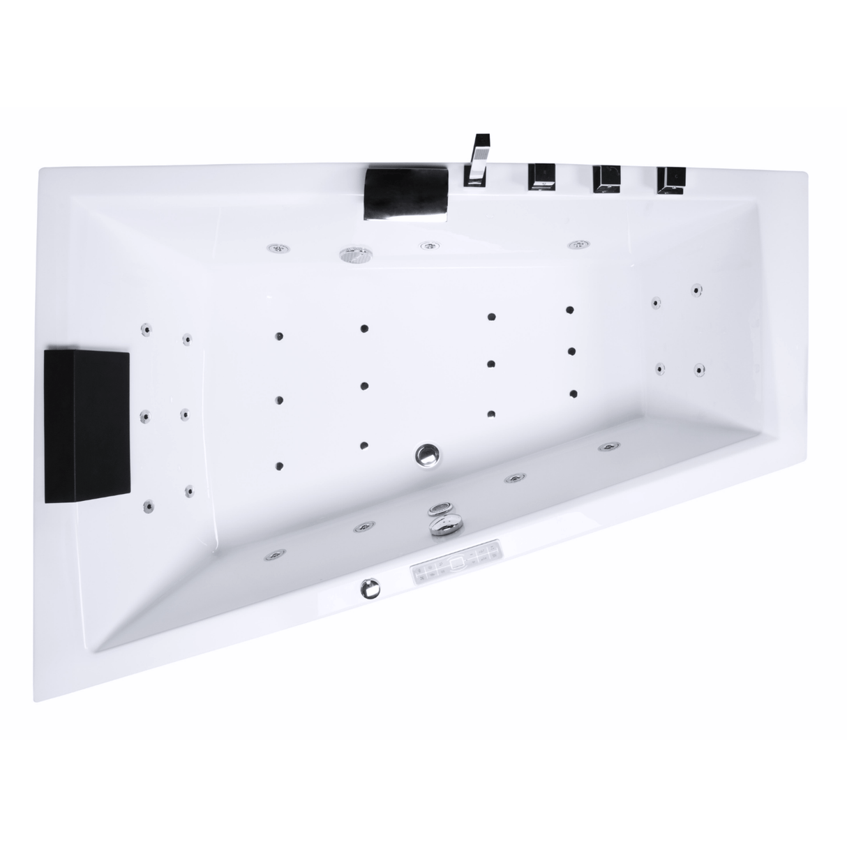 Diagool Indoor Whirlpool Badewanne – 29 Massagedüsen, LED, Ozon & Heizung