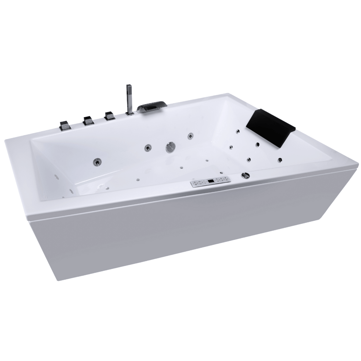 Diagool Indoor Whirlpool Badewanne – 29 Massagedüsen, LED, Ozon & Heizung