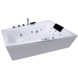 Diagool Indoor Whirlpool Badewanne – 29 Massagedüsen, LED, Ozon & Heizung