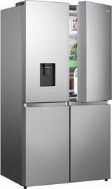 Hisense – Amerikanischer Side-by-Side-Kühlschrank 606 L mit 4 Türen, No Frost und WiFi