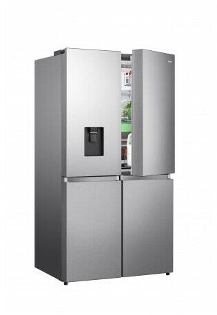 Hisense – Amerikanischer Side-by-Side-Kühlschrank 606 L mit 4 Türen, No Frost und WiFi