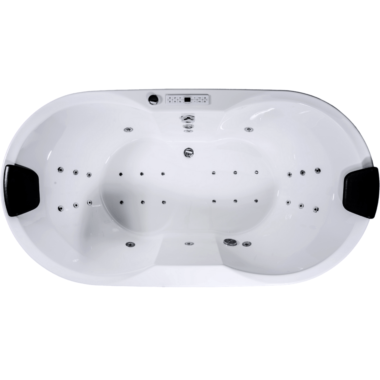 Miami Indoor Whirlpool Badewanne – 29 Massagedüsen, LED, Ozon & Heizung
