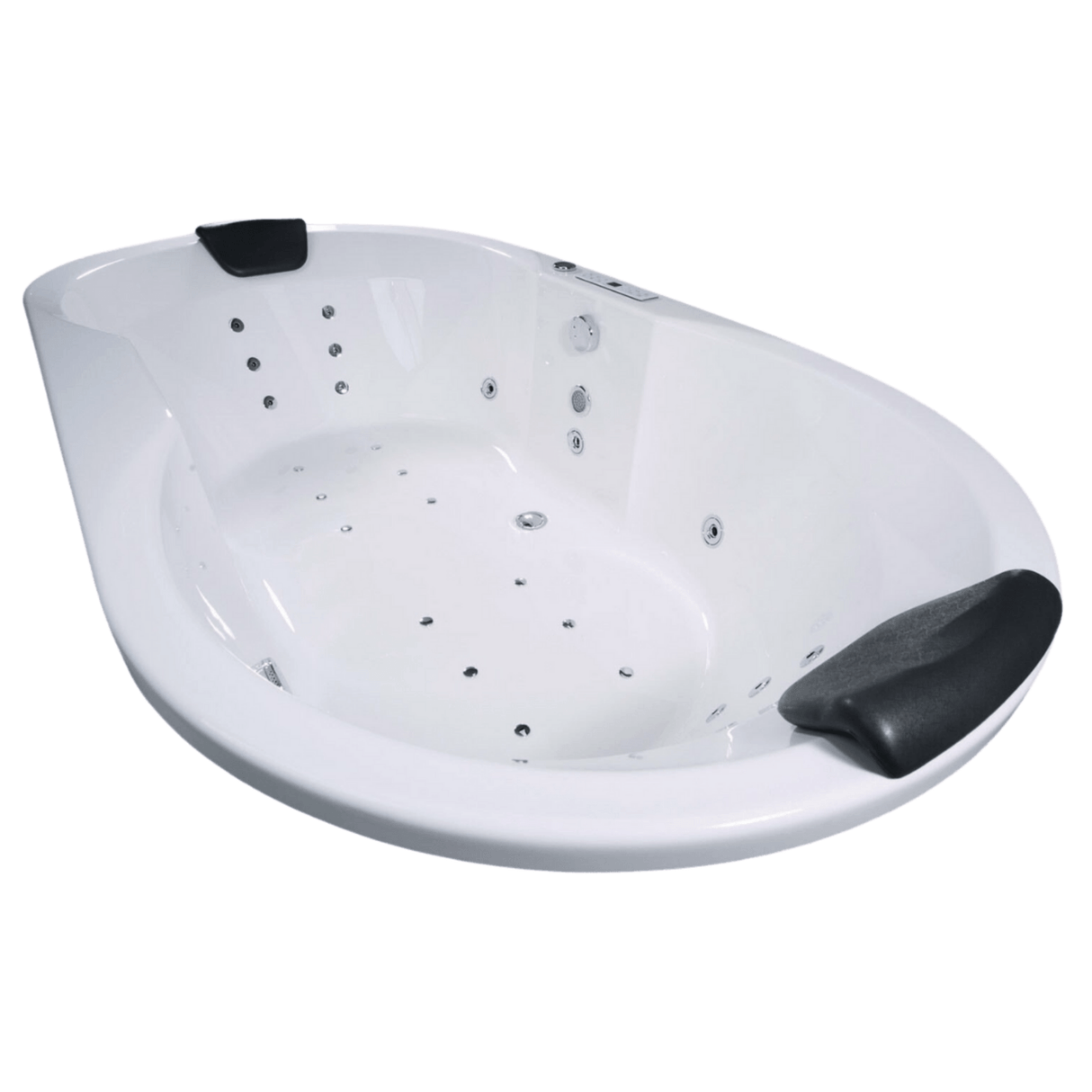 Miami Indoor Whirlpool Badewanne – 29 Massagedüsen, LED, Ozon & Heizung