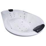 Miami Indoor Whirlpool Badewanne – 29 Massagedüsen, LED, Ozon & Heizung