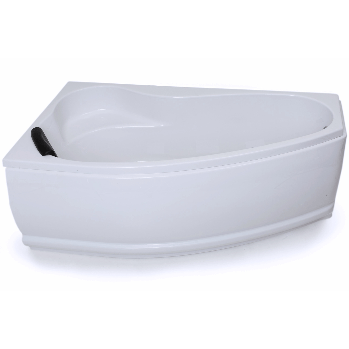 Mini Corner Badewanne für 2 Personen - LED Ambiente, Viega Ab- und Überlauf und Kopfstützen