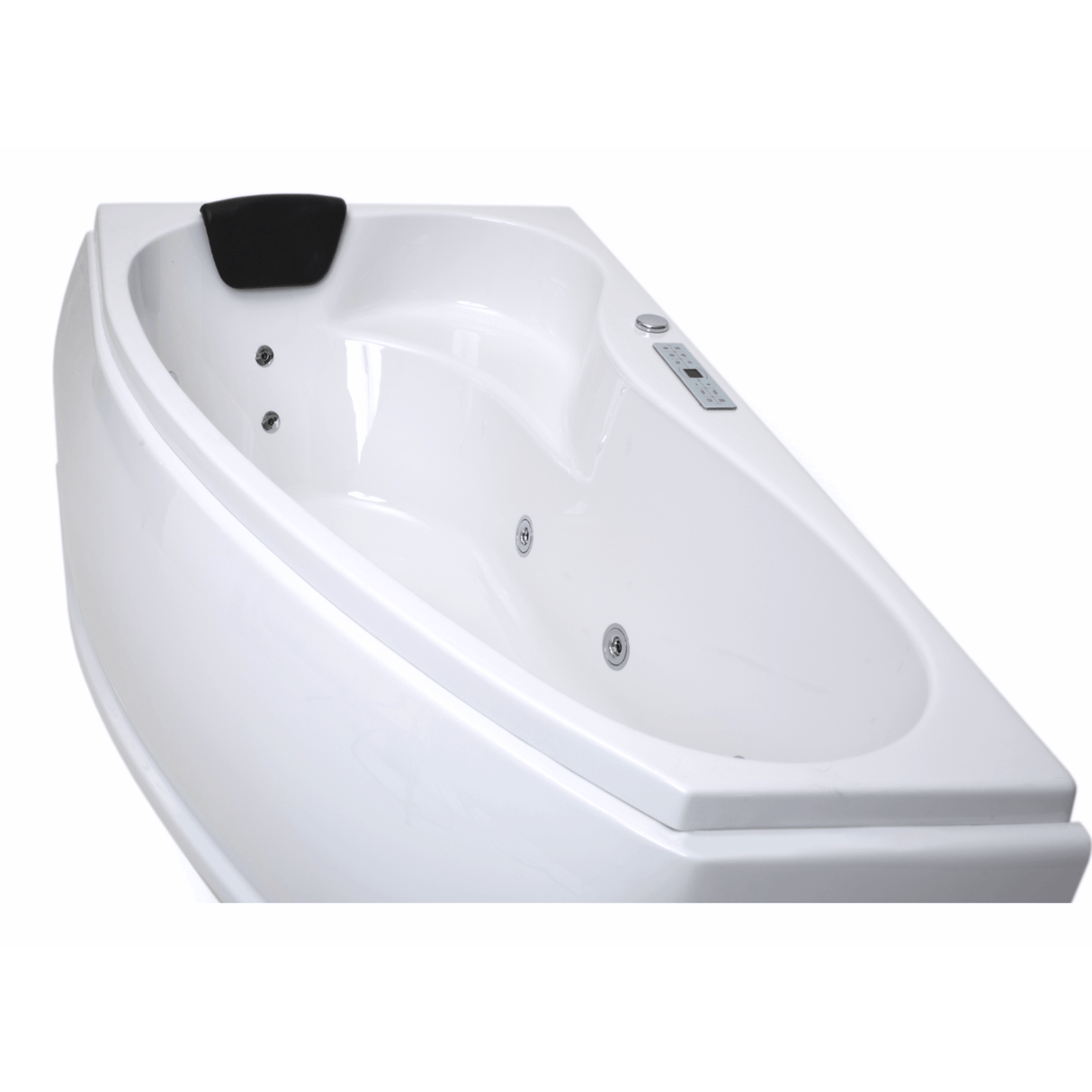 Mini Corner Indoor Whirlpool Badewanne – 17 Massagedüsen, LED, Ozon & Heizung