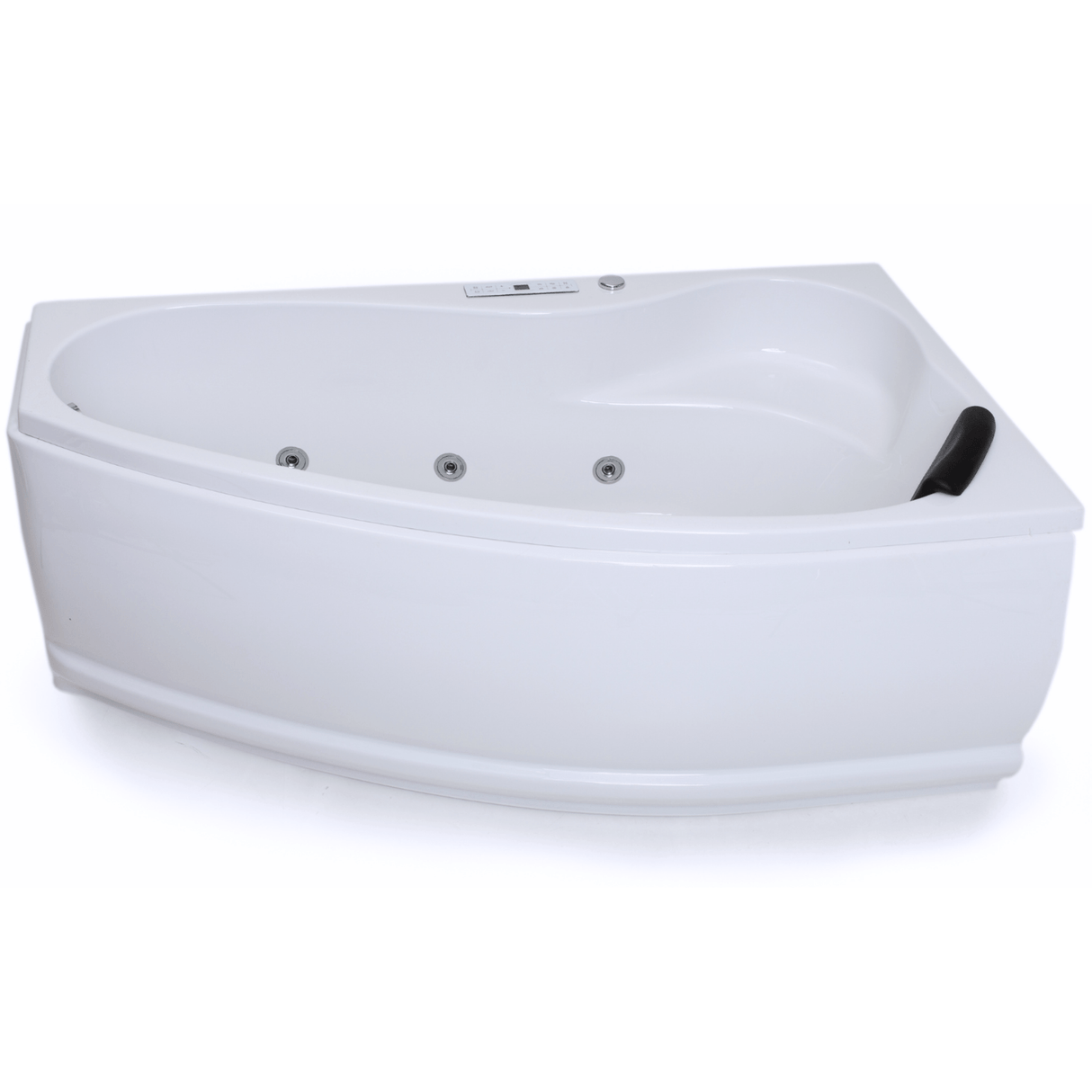 Mini Corner Indoor Whirlpool Badewanne – 17 Massagedüsen, LED, Ozon & Heizung