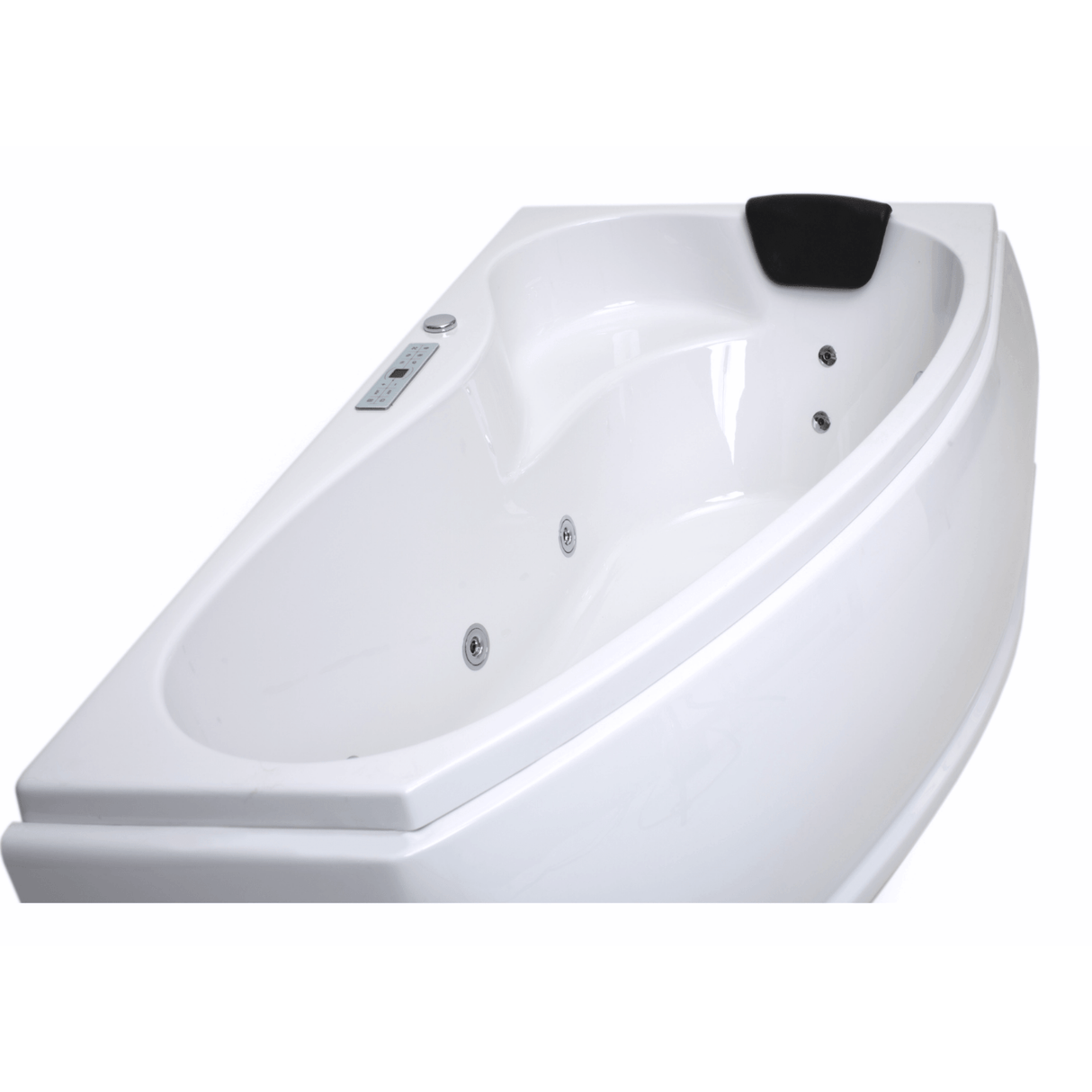 Mini Corner Indoor Whirlpool Badewanne – 17 Massagedüsen, LED, Ozon & Heizung