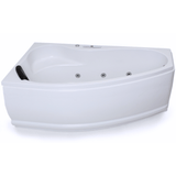 Mini Corner Indoor Whirlpool Badewanne – 17 Massagedüsen, LED, Ozon & Heizung