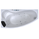 Mini Corner Indoor Whirlpool Badewanne – 17 Massagedüsen, LED, Ozon & Heizung