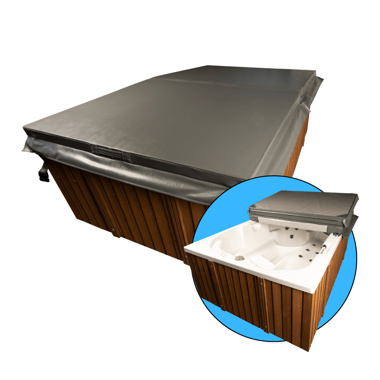 Mini-Splash Outdoor Whirlpool für 3 Personen