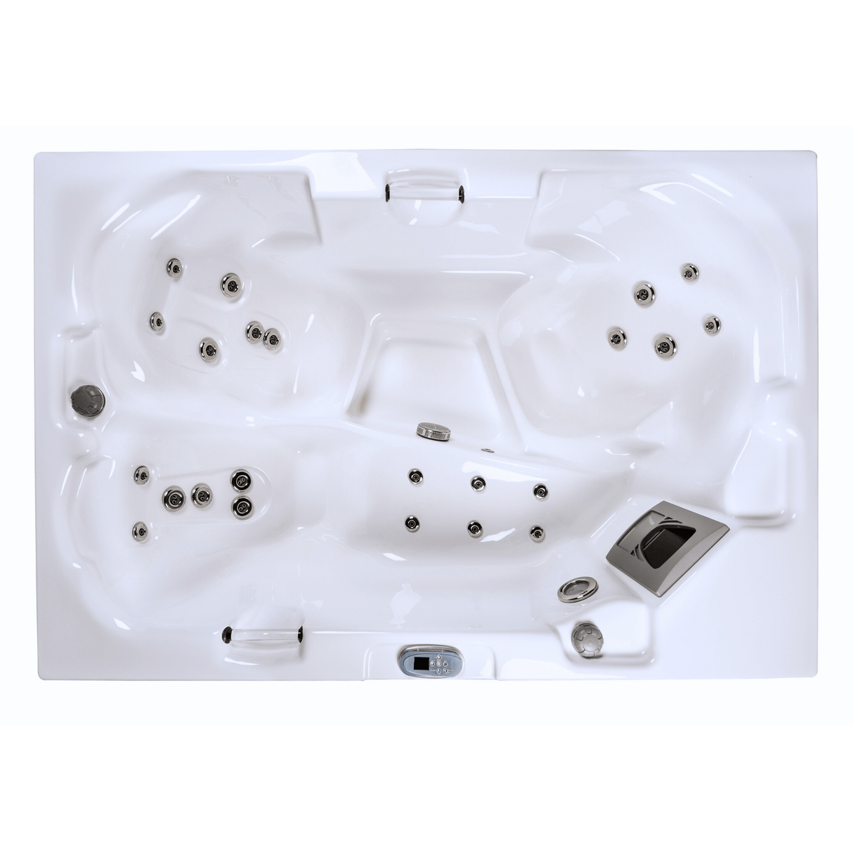 Mini-Splash Outdoor Whirlpool für 3 Personen