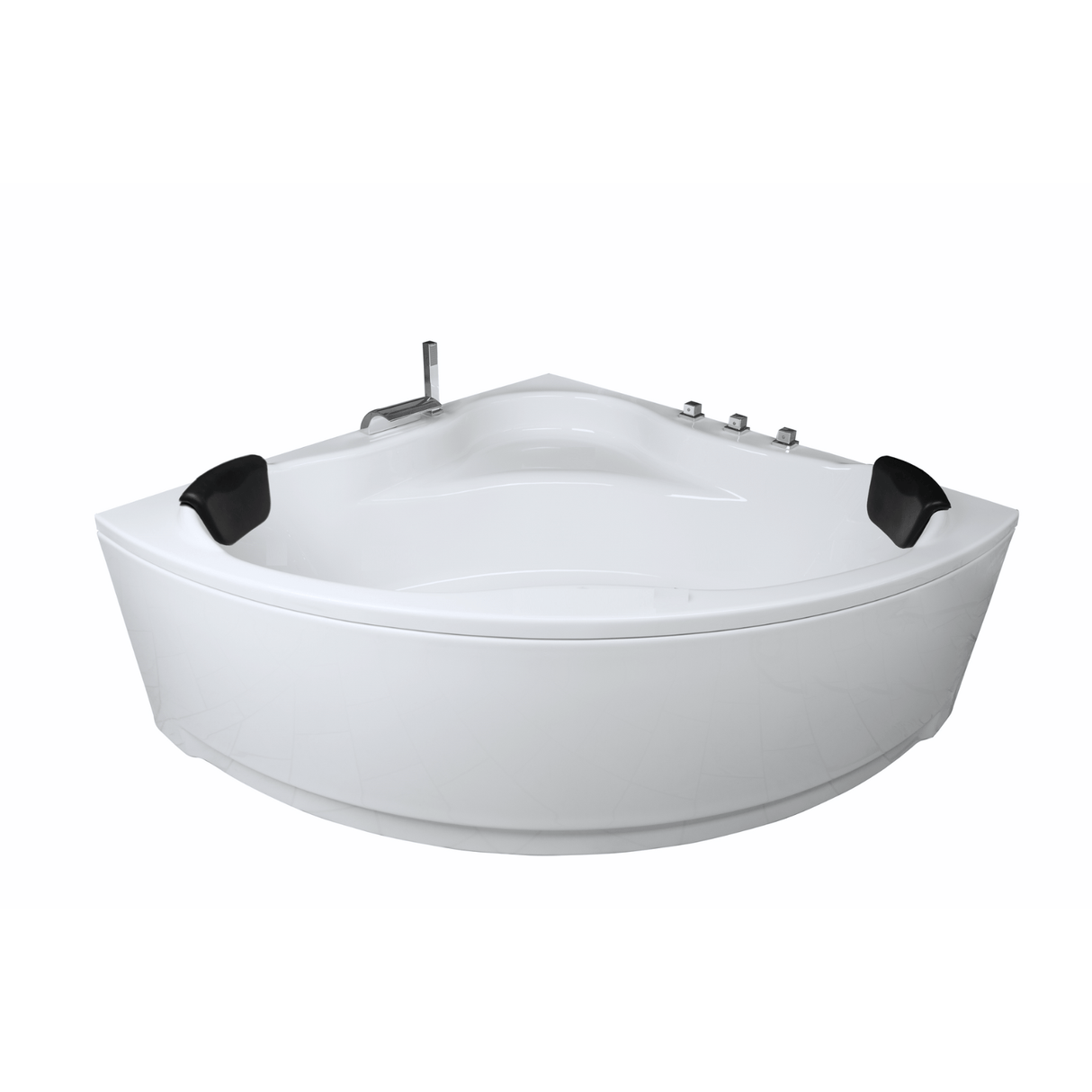 RIO Badewanne für 2 Personen - LED Ambiente, Wasserfall und Kopfstützen